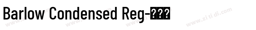 Barlow Condensed Reg字体转换